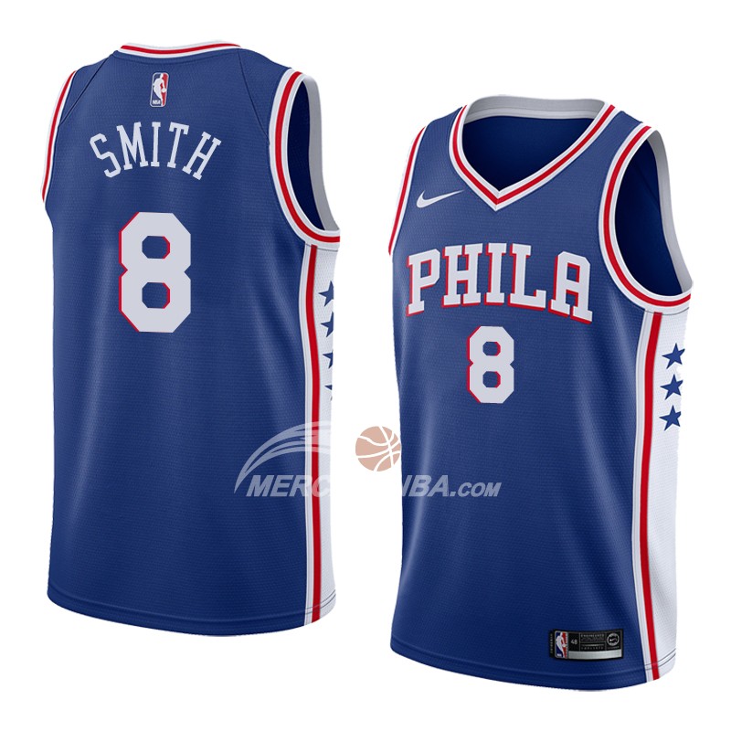 Maglia Philadelphia 76ers Zhaire Smith Icon 2018 Blu